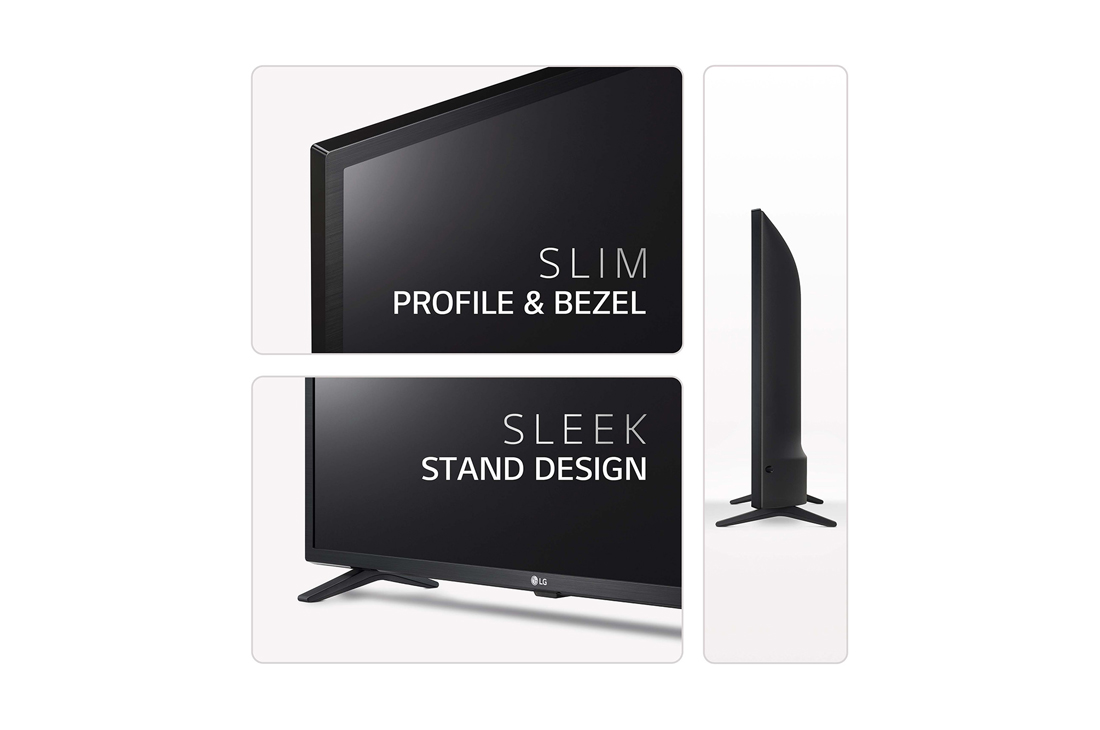 LG LED LQ630B 32 inch HD Smart TV , slim and sleek image with 90 degree side view , 32LQ630BPSA, thumbnail 3