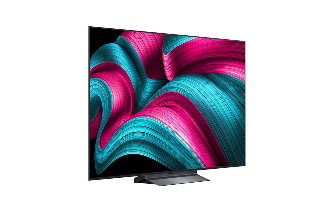 LG 65 inch LG OLED evo AI TV C5 144Hz Gaming Mode* Dolby Vision & HDR10 4K UHD (2025), Rear view of LG OLED evo AI C5 4K Smart TV., OLED65C5PSA, thumbnail 2