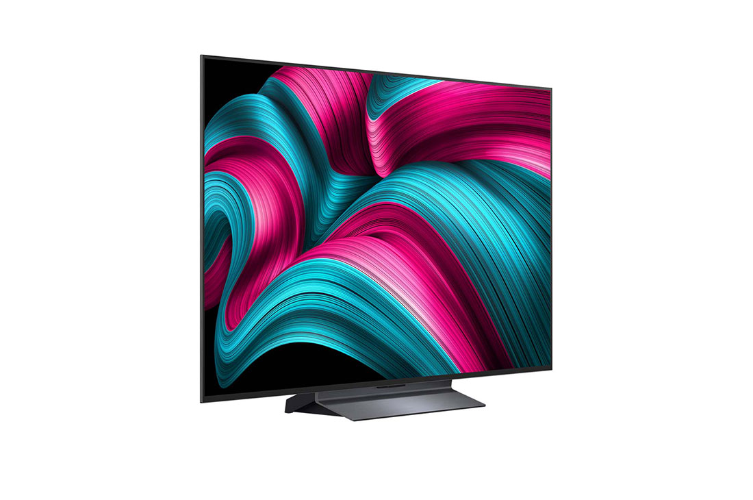 LG 55 inch LG OLED evo AI TV C5 144Hz Gaming Mode* Dolby Vision & HDR10 4K UHD (2025), Rear view of LG OLED evo AI C5 4K Smart TV., OLED55C5PSA, thumbnail 2