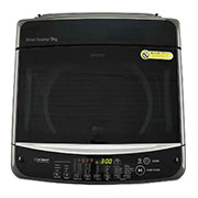 LG 9kg, Top Load Washing Machine in Middle Black, LG T2109VSAB 9kg Top Perspective Detailed View, T2109VSAB, thumbnail 3