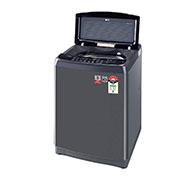 LG 9kg, Top Load Washing Machine in Middle Black, LG T2109VSAB 9kg Right View Open, T2109VSAB, thumbnail 8