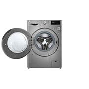 LG 9.0Kg/5.0Kg, AI Direct Drive™ Washer Dryer with Steam™, ThinQ™, Front View Open, FV1409H3V, thumbnail 2