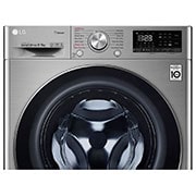 LG 9.0Kg/5.0Kg, AI Direct Drive™ Washer Dryer with Steam™, ThinQ™, Front Panel, FV1409H3V, thumbnail 4