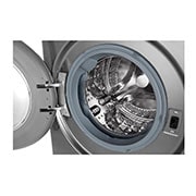 LG 8/6kg, AI DD™ Front Load Washer Dryer, drum view, FV1408H4V, thumbnail 4