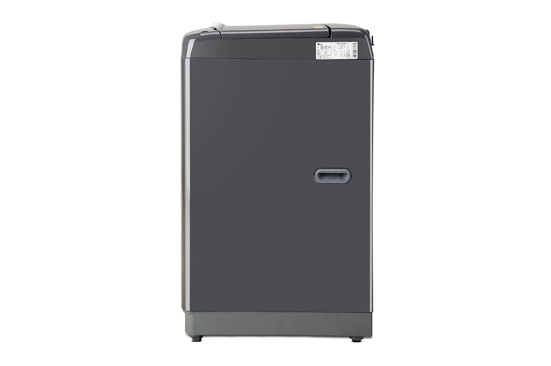 LG 8kg Top Load Washing Machines in Middle Black, LG T80SJMB1Z 8 kg Ride Side View, T2108VSAB, thumbnail 9