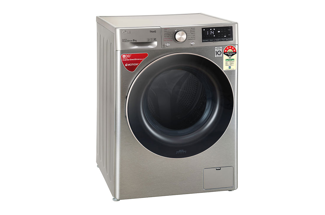 8KG AI DD™ Front Load Washing Machine in Silver LG NP