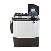 LG Wash 7.0kg and Spin 5.5kg, 5 Star, Rust Free Body, Wind Jet Dry, Color : Dark Gray, LG TT-101R3S Front View Open, TT-101R3S, thumbnail 2