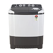 LG Wash 7.0kg and Spin 5.5kg, 5 Star, Rust Free Body, Wind Jet Dry, Color : Dark Gray, LG TT-101R3S Front View, TT-101R3S, thumbnail 1