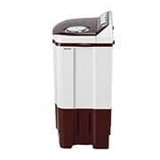 LG 7.5 kg 5 Star Semi-Automatic Top Loading Washing Machine (P7515SRAZ, Burgundy, Roller Jet Pulsator), Right Side View, P7256R3F, thumbnail 10