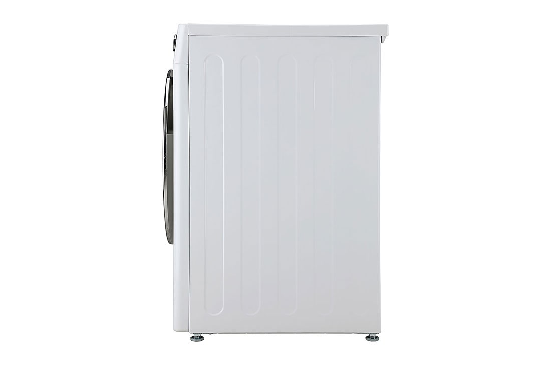LG 7.0kg, AI Direct Drive™ Washer with Steam™ & TurboWash, Side View, FV1207S4W, thumbnail 9