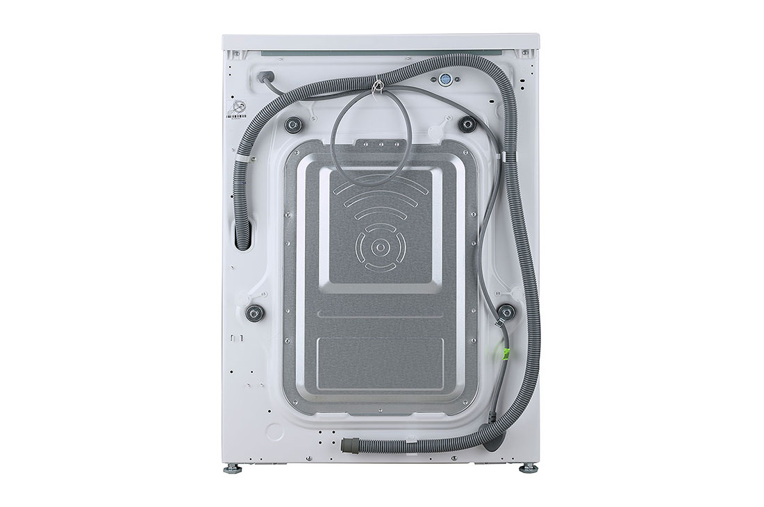 LG 7.0kg, AI Direct Drive™ Washer with Steam™ & TurboWash, Back View, FV1207S4W, thumbnail 11