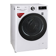 LG 7.0kg, AI Direct Drive™ Washer with Steam™ & TurboWash,  Left View, FV1207S4W, thumbnail 5