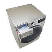 LG 7.0 kg, Front Load Washing Machine with AI Direct Drive™ Washer with Steam™ & TurboWash (FV1207S4P), Top-Perspective, FV1207S4P, thumbnail 3