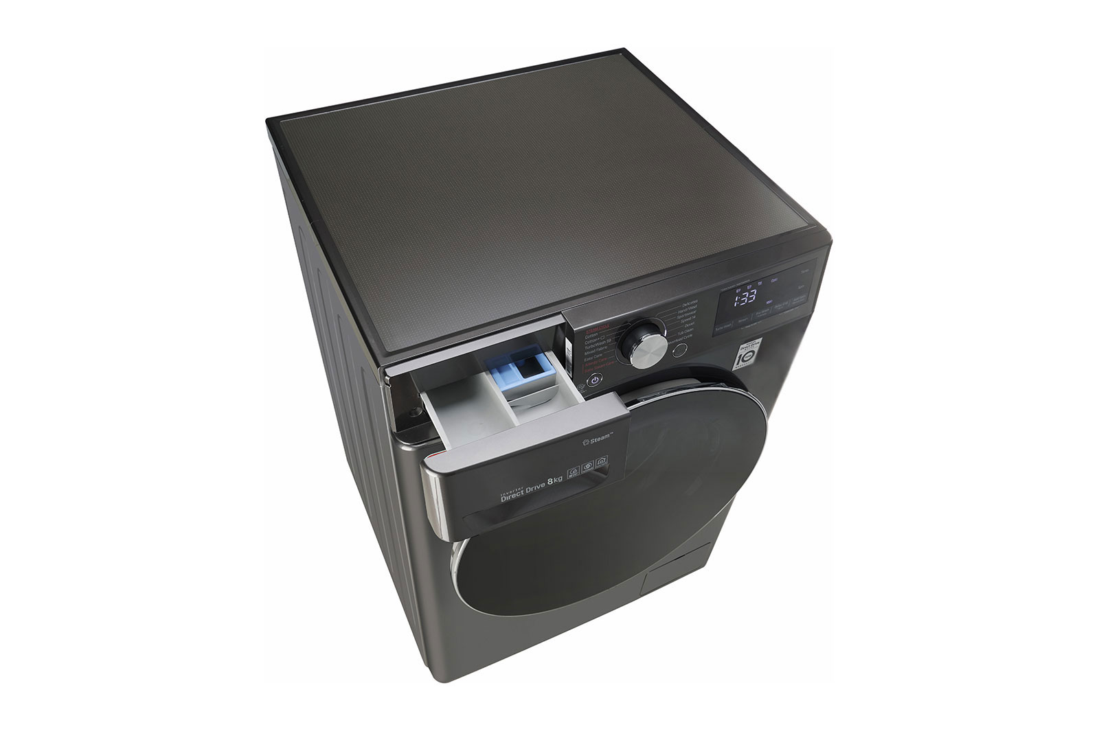 8KG LG ThinQ™ Front Load Washing Machine in Black LG NP