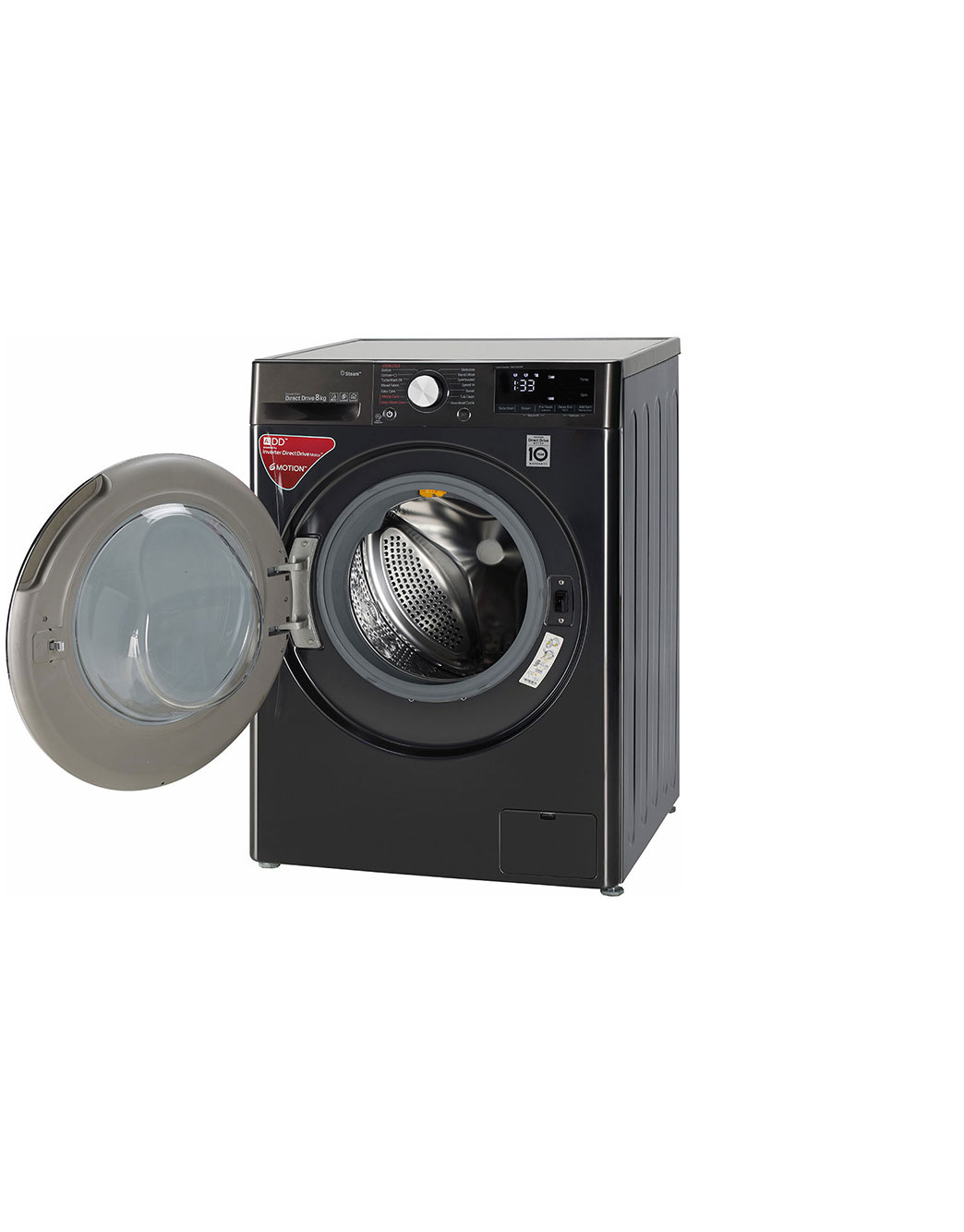 8KG LG ThinQ™ Front Load Washing Machine in Black LG NP
