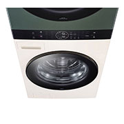LG 21/16kg AI DD™ Front Load WashTower™, Top Down Product View (with two doors closed for dryer and washer), WT2116NHEG, thumbnail 8
