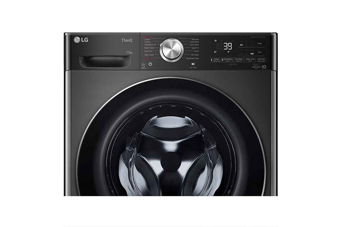 LG 11kg, AI Direct Drive Front Load Washing Machine, panel view, FV1411S2B, thumbnail 5
