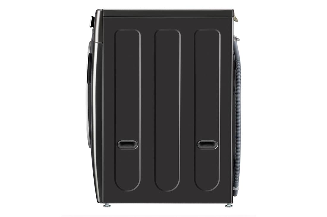 LG 21/12kg, AI Direct Drive Front Load Washer Dryer in Black Steel, side view, F2721HVRB, thumbnail 14