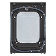 LG 21/12kg, AI Direct Drive Front Load Washer Dryer in Black Steel, back view, F2721HVRB, thumbnail 15