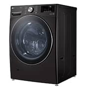 LG 21/12kg, AI Direct Drive Front Load Washer Dryer in Black Steel, Right view, F2721HVRB, thumbnail 2