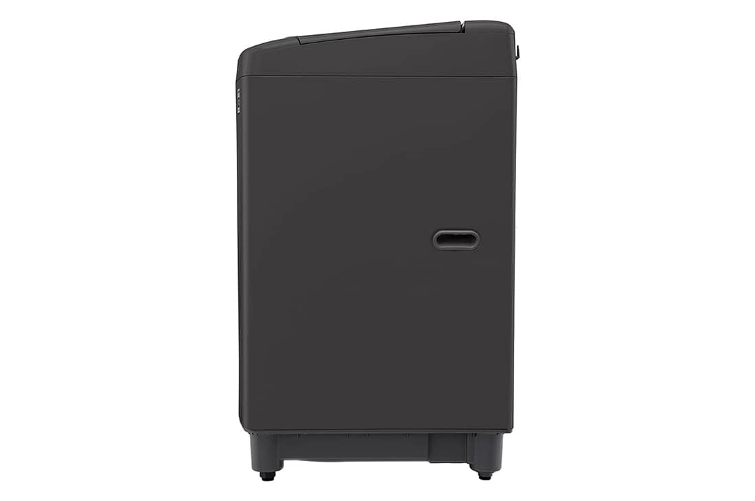 LG 10kg Smart Inverter Top Load Washing Machine in Middle Black, Side view, T2310VSAB, thumbnail 12