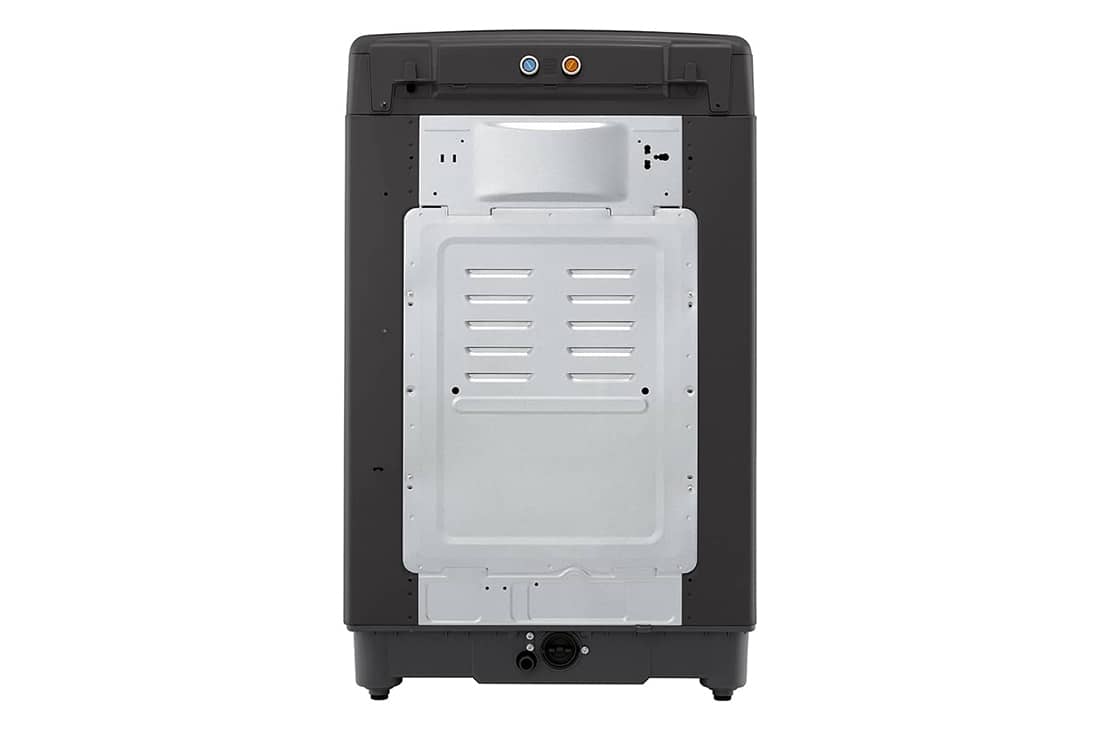 LG 10kg Smart Inverter Top Load Washing Machine in Middle Black, Back view, T2310VSAB, thumbnail 13