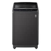 LG 10kg Smart Inverter Top Load Washing Machine in Middle Black, Front view, T2310VSAB, thumbnail 1