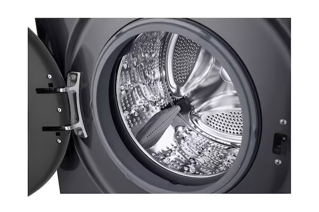 LG 9kg Front Load Washing Machine, close up view, FB1208S6M1, thumbnail 4