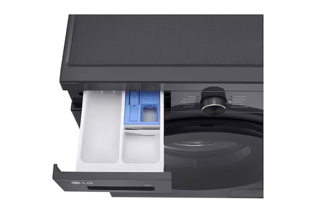 LG 9kg Front Load Washing Machine, front view panel size, FB1208S6M1, thumbnail 7