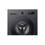 LG 9kg Front Load Washing Machine, front half image view, FB1208S6M1, thumbnail 5