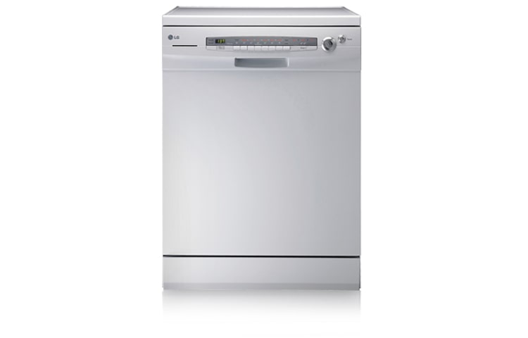 LG White Dishwasher with 14 Place Settings and Dual Wash System (WEL 3.5 Star, 14.8 Litres per wash), LD-1403W1, thumbnail 2