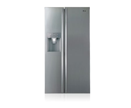 LG 659L Side by Side Refrigerator with Non Plumbed Ice and Water, GC-L247ENSL