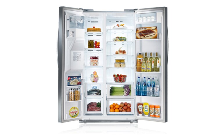 LG 693L Platinum Side by Side Refrigerator with Ice and Water Dispenser, GR-L247DPSL, thumbnail 2