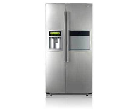 LG 621L Titanium Side by Side Fridge with Indoor Ice Maker, GR-P227STG, thumbnail 1