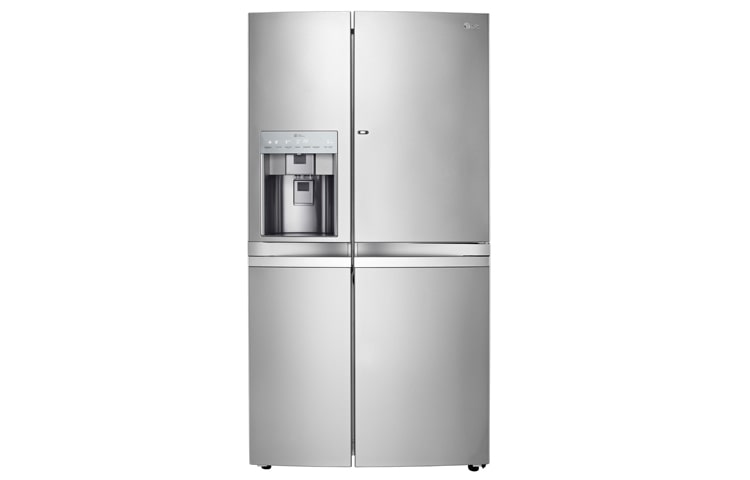LG 661L Door In Door Side by Side Refrigerator with Ice & Water Dispenser, GR-D257SL, thumbnail 6