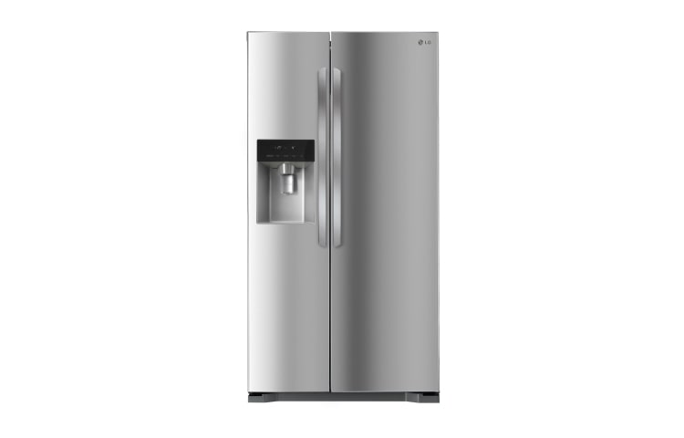 LG 563L Side by Side refrigerator with Non Plumbed Ice & Water, GC-L197HPNL