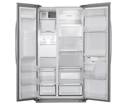 LG 563L Side by Side refrigerator with Non Plumbed Ice & Water, GC-L197HPNL, thumbnail 3