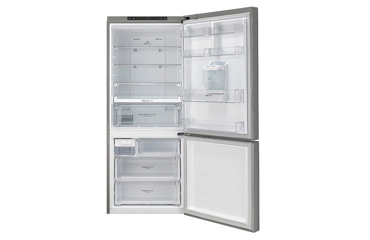 LG 450L Bottom Mount Refrigerator With 4½ Star Energy Rating, GB-W449UPLX, thumbnail 3