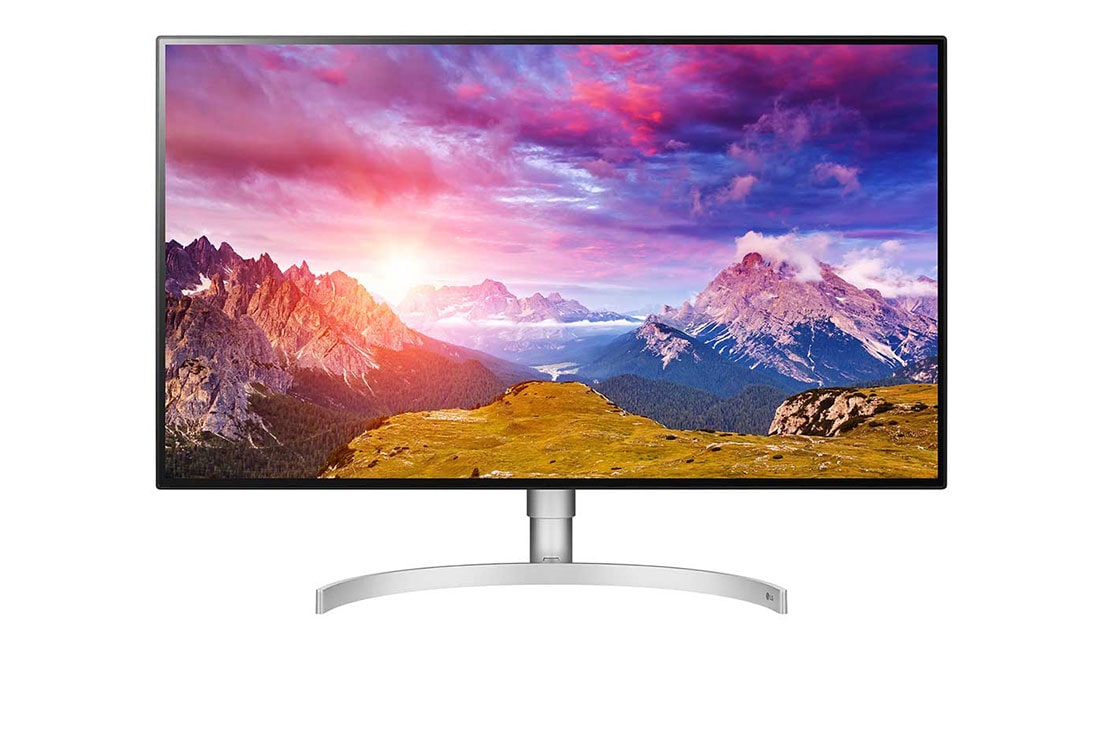 LG 32'' Class UHD 4K Monitor, 32UL950-W front view with infill, 32UL950-W