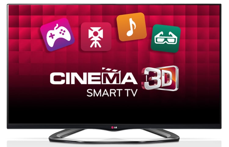 LG 55'' (139cm) Full HD Smart 3D LED LCD TV, 55LA6620, thumbnail 1