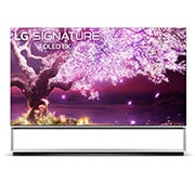 LG SIGNATURE Z1 88 inch 8K Smart Self-Lit OLED TV w/ AI ThinQ®, OLED88Z1PTA front view with infill, OLED88Z1PTA, thumbnail 2