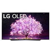 LG C1 83 inch 4K Smart Self-Lit OLED TV w/ AI ThinQ<sup>®</sup>, OLED83C1PVA front view with infill, OLED83C1PVA, thumbnail 2