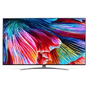 LG QNED99 Series 75 inch 8K TV w/ Quantum Dot, NanoCell & Mini LED Technology, LG 75QNED99TPB front view with infill image, 75QNED99TPB, thumbnail 2