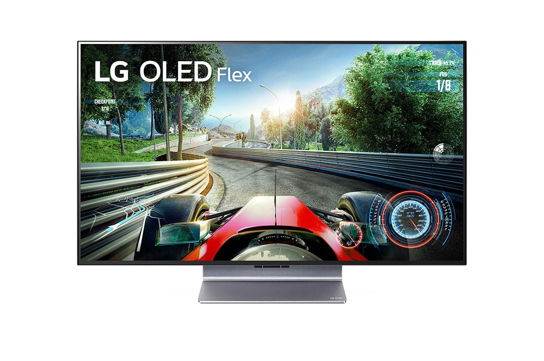 LG OLED Flex, Flex seen directly from the front with a fully curved screen. , 42LX3Q6LA