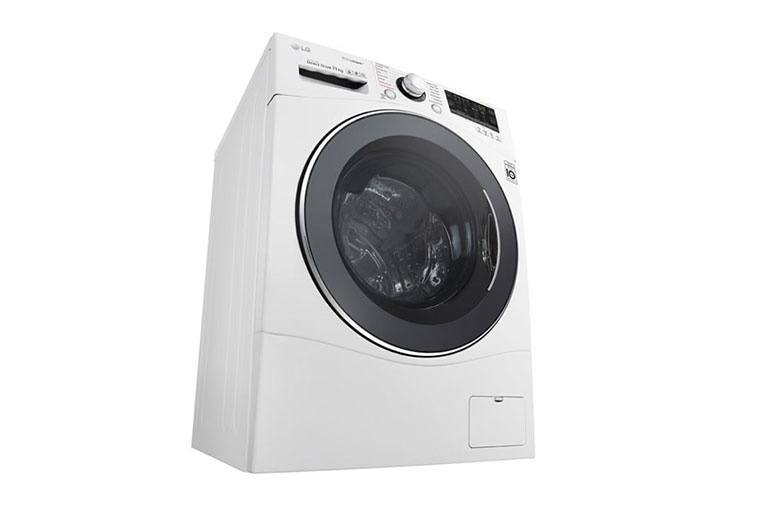 LG 11kg Front Load Washing Machine  with TrueSteam®, WD1411SBW, thumbnail 3