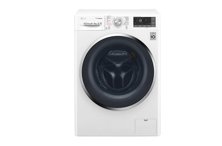 LG 9kg/5kg Front Load Washer Dryer Combo with TrueSteam®, WDC1409HCW