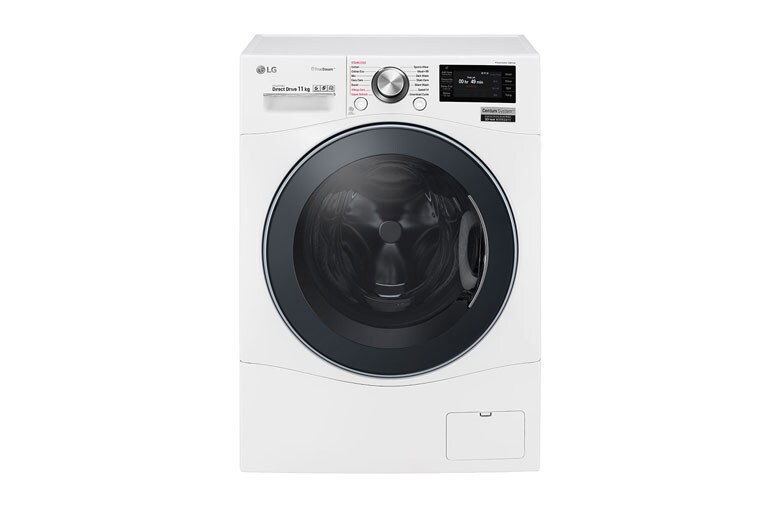 LG 11kg Centum™ Front Load Washer with Inverter Direct Drive Motor, WD1611SMW2, thumbnail 1