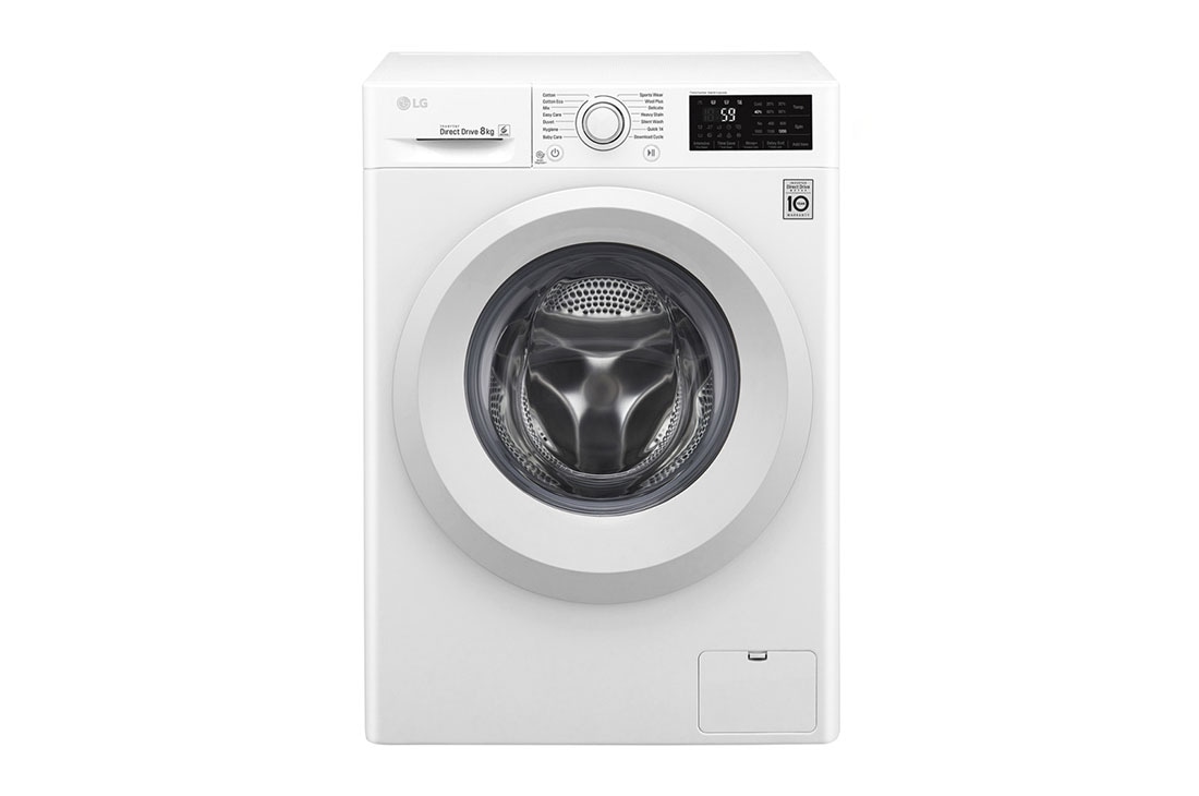 LG 8kg Front Loader Washing Machine with 6 Motion Direct Drive, WD1208TC4W