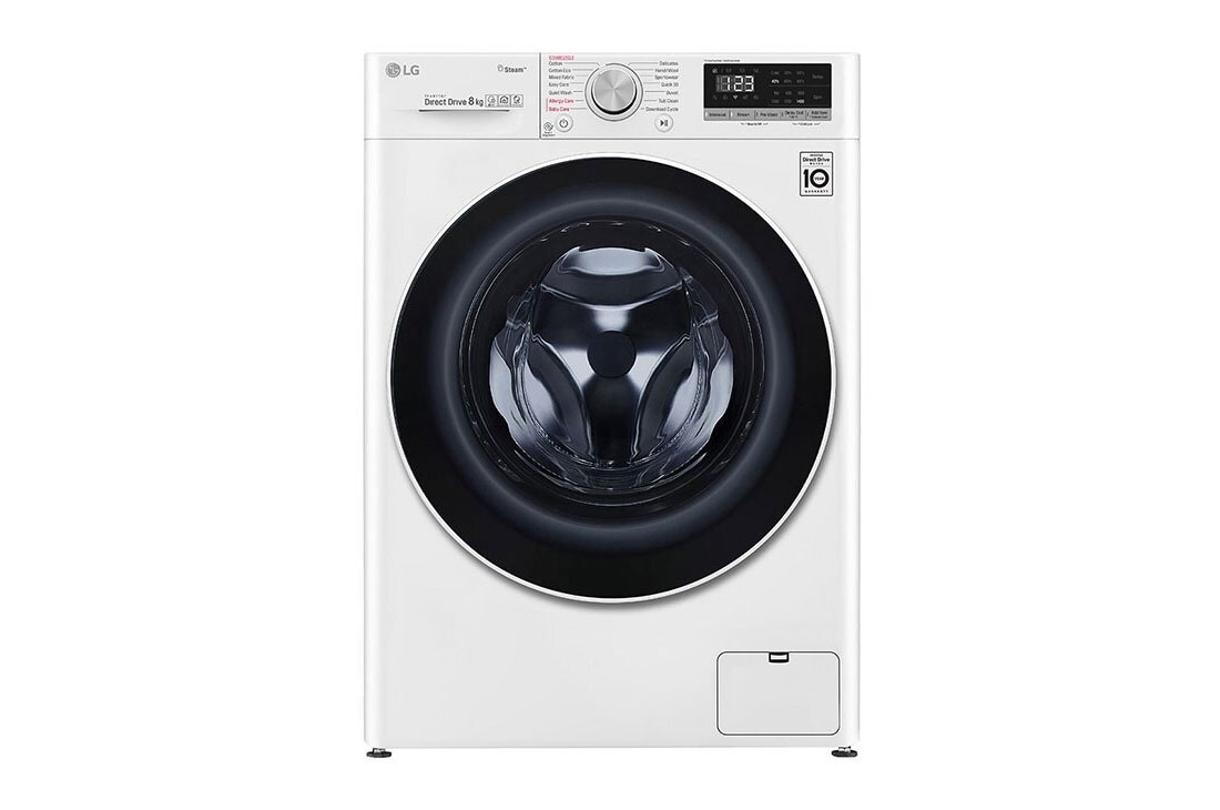 LG 8kg Front Load Washing Machine with Steam, WV5-1408W