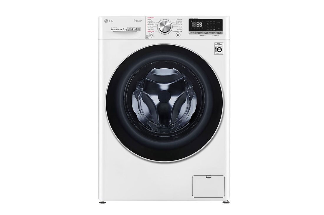 LG 9kg Front Load Washing Machine with Steam+, WV7-1409W